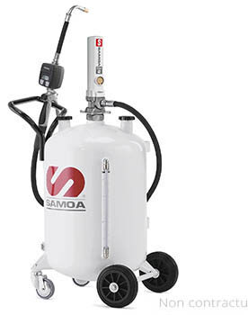 Dispensador de aceite neumático con bomba PM2 3:1 con contador y depósito autoportante