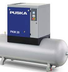 Compresor de tornillo PUSKA PKM sobre Depósito